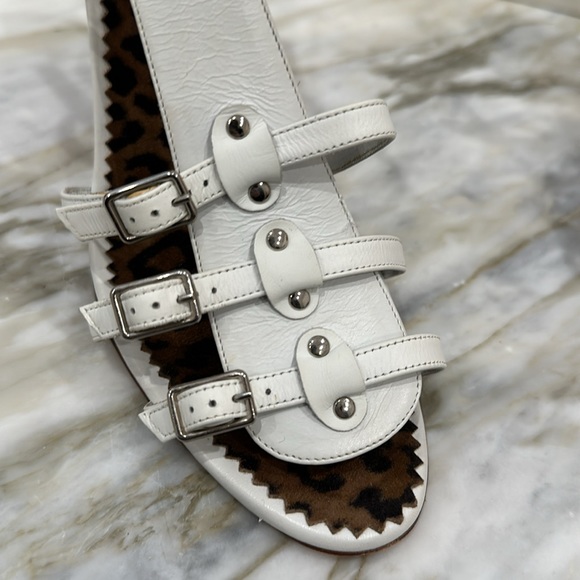 MANOLO BLAHNIK AXEZ CALF WHITE 36 6 - Picture 2 of 8